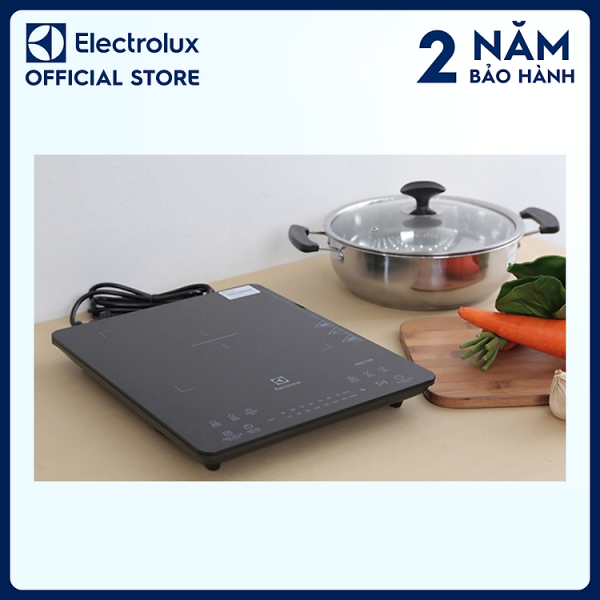 Mua [Tặng Kèm Nồi Lẩu] Bếp nấu điện từ để bàn Electrolux 2100W 6 chương trình nấu - ETD42SKA - Bề mặt luôn nguội và điều khiển an toàn, tiết kiệm điện năng, chức năng khóa trẻ...