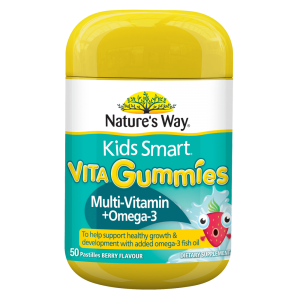 Thực phẩm bảo vệ sức khỏe Nature's Way Kids Smart Vita Gummies Multi-Vitamin + Omega-3