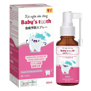 Xịt ngừa sâu răng Baby's Tooth